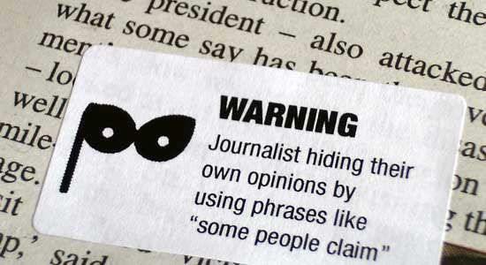 some people claim warning
