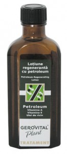 gerovital plant lotiune regeneranta cu petroleum