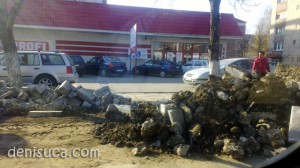 Bulevardul Dacia din Hunedoara, martie 2012