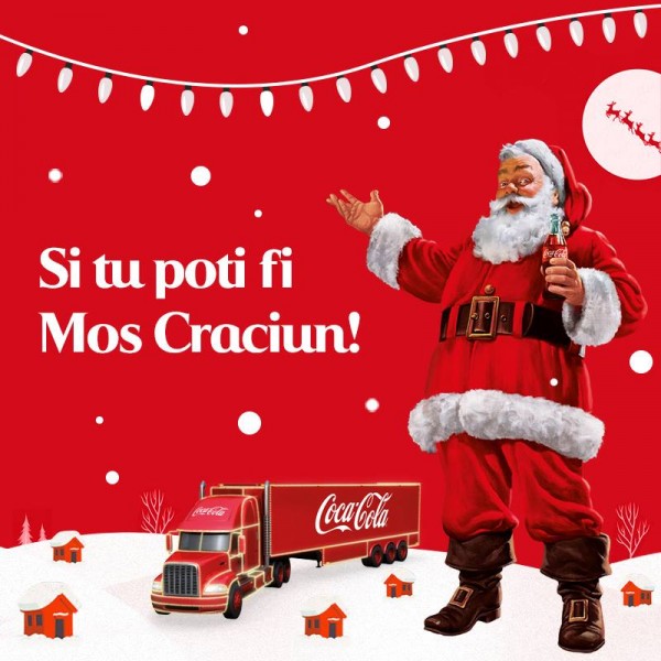 Coca-Cola: Şi tu poţi fi Moş Crăciun!