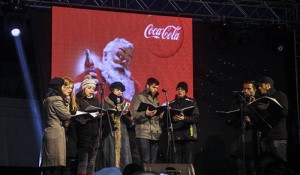 Caravana Coca-Cola la Pietroasele - Corul de colindători