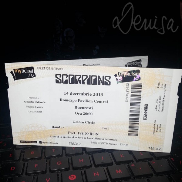 Bilete pentru concertul Scorpions